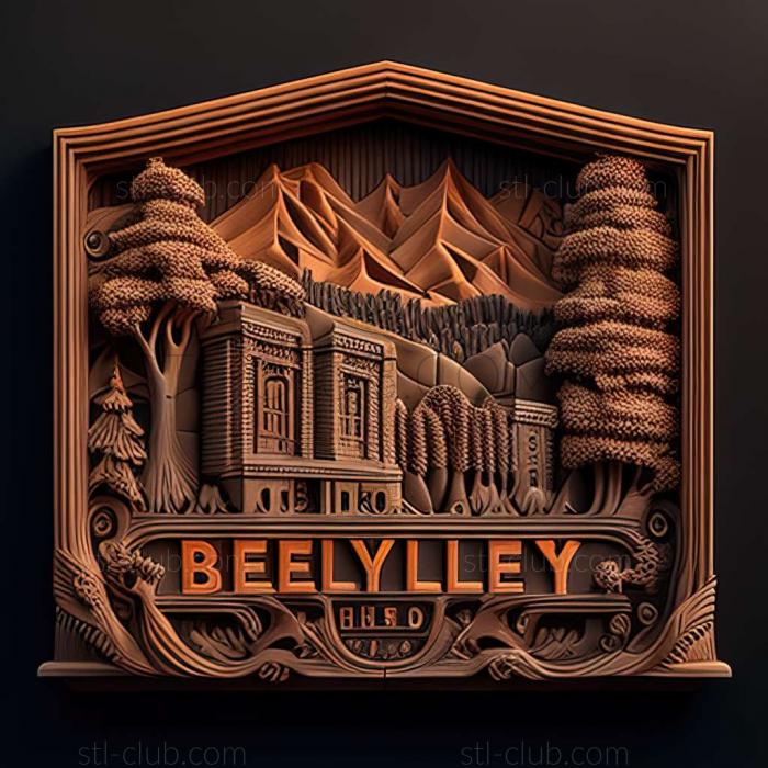 3D model Berkeley California (STL)